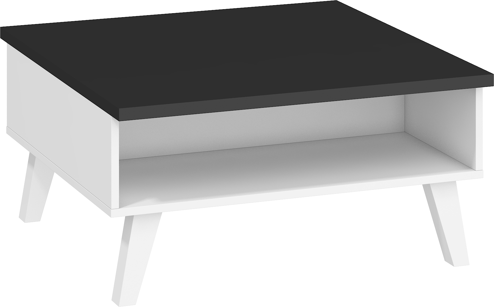 Konferenční stolek Nordis 06  Dekor lamina černá/bílá