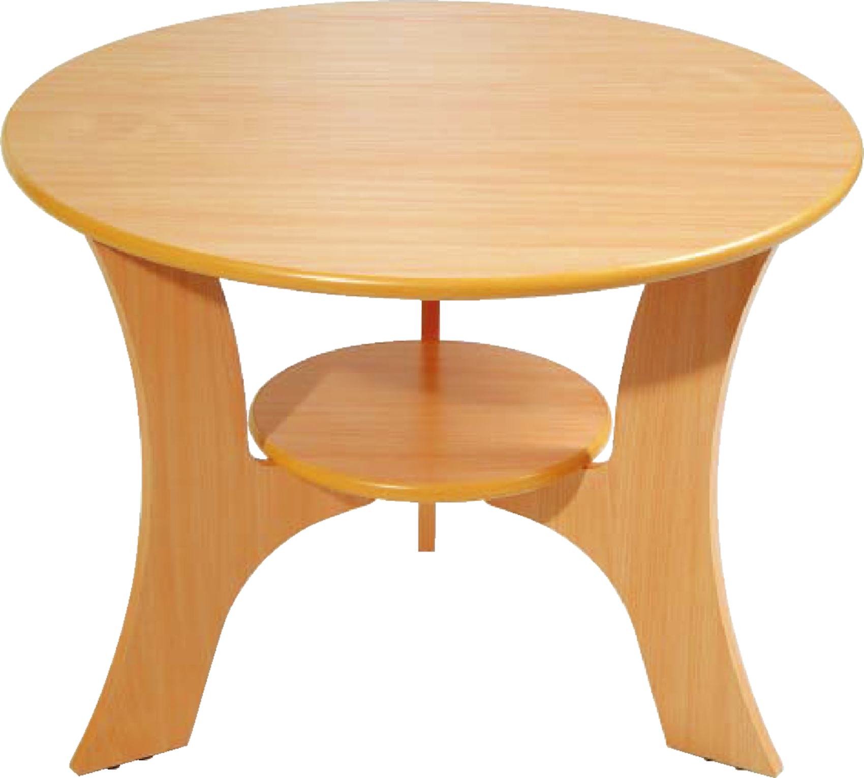 Konferenční stolek Ring 2/D  Dekor lamina craft bílý