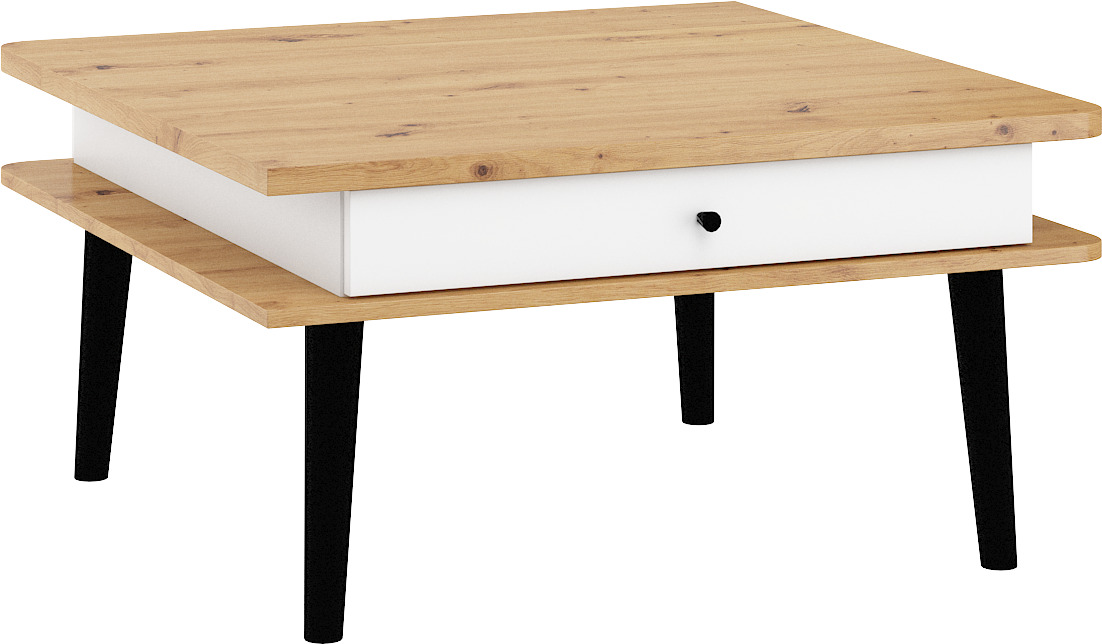 Konferenční stolek Dolce 10  Dekor lamina bílá/bílý lesk